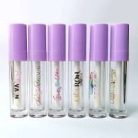 Big Wand Pink White Purple Blue Cap 5ML 8ML Empty Lip gloss Containers Big Head Lipgloss Big Brush